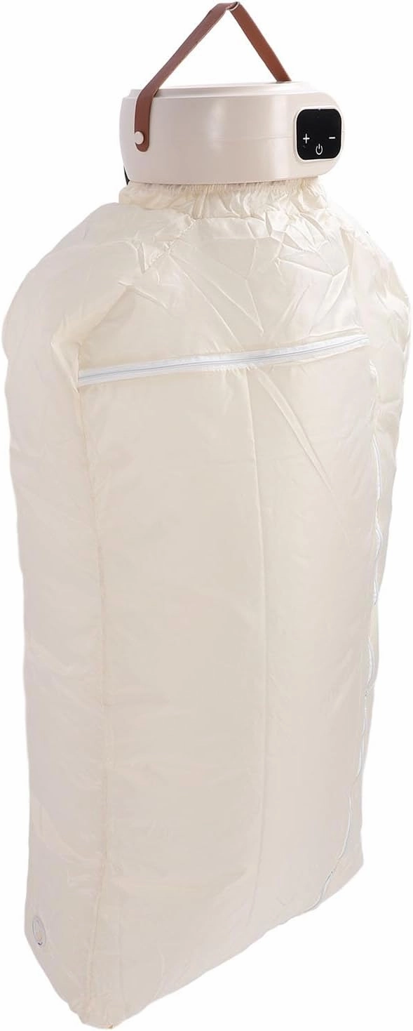 Portable Clothes Dryer, 500W Digital Display 6 Timer Small Compact Dryer Machine Constant Temperature Drying Clothes Mini with Dry Bag Hook for Travel Home Apartment (US Plug 110V)