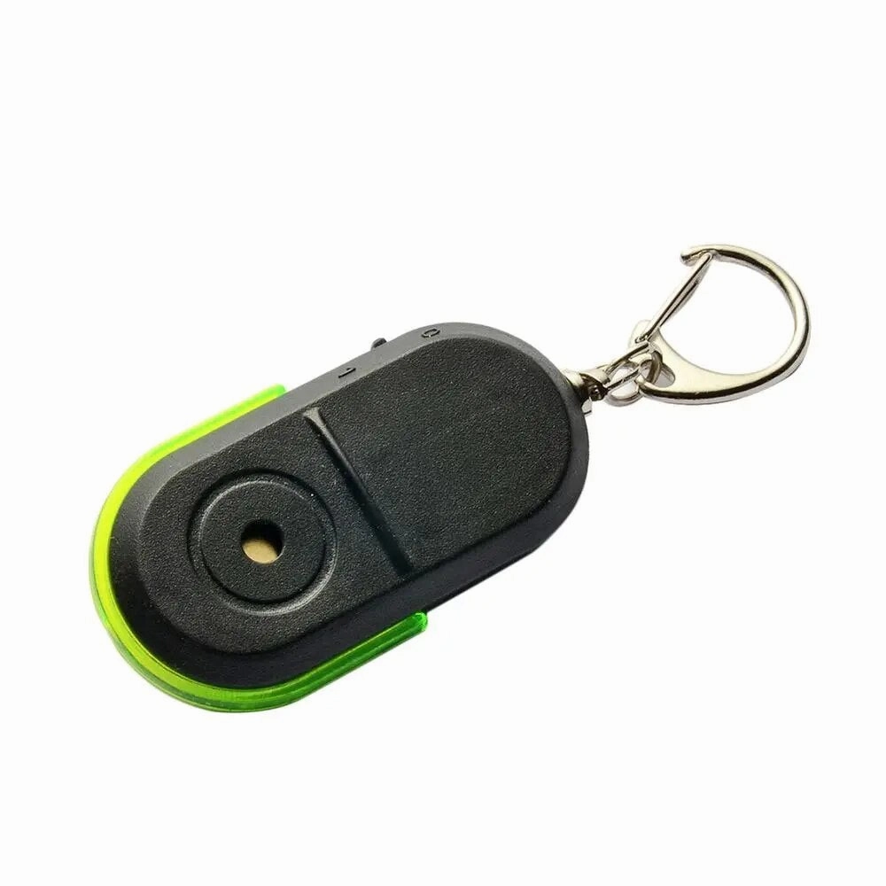 Portable Wireless Anti-Lost Alarm Key Finder Locator Keychain Whistle Sound LED Light Mini Search Anti Lost Key Finder Styling