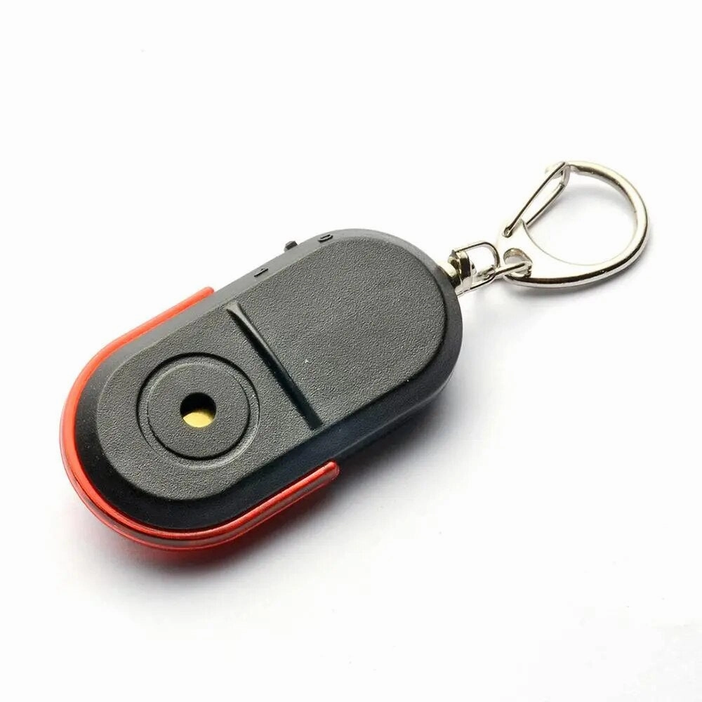 Portable Wireless Anti-Lost Alarm Key Finder Locator Keychain Whistle Sound LED Light Mini Search Anti Lost Key Finder Styling