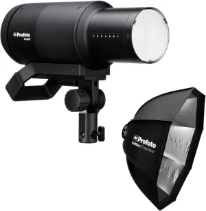 Profoto Pro-D3 1250W Industrial-Grade Monolight Bundle with Profoto Softbox 3-Feet Octa (Silver) (2 Items)