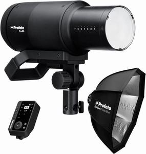 Profoto Pro-D3 750W Industrial-Grade Monolight Bundle with Softbox & Wireless Transmitter (3 Items)