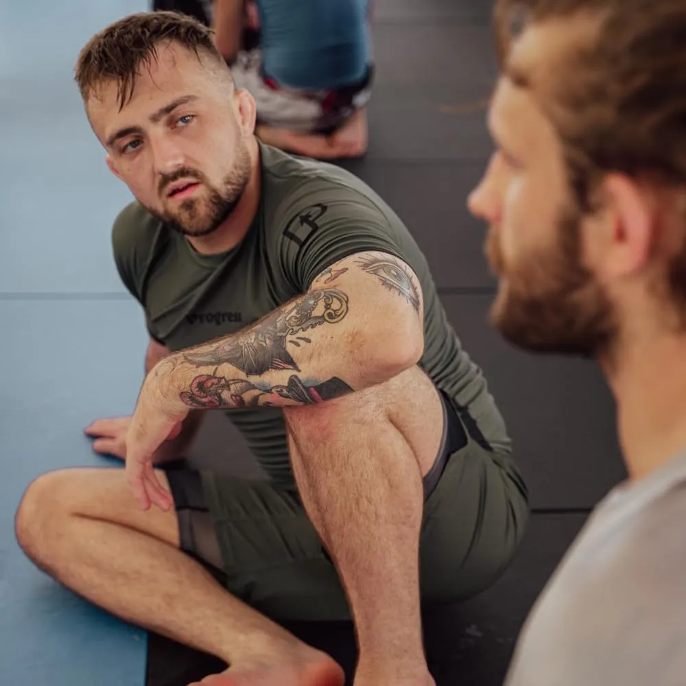 Progress Jiu Jitsu Academy BJJ Board Shorts | Comfortable & Durable Mens Brazilian Jiu Jitsu Gym Shorts