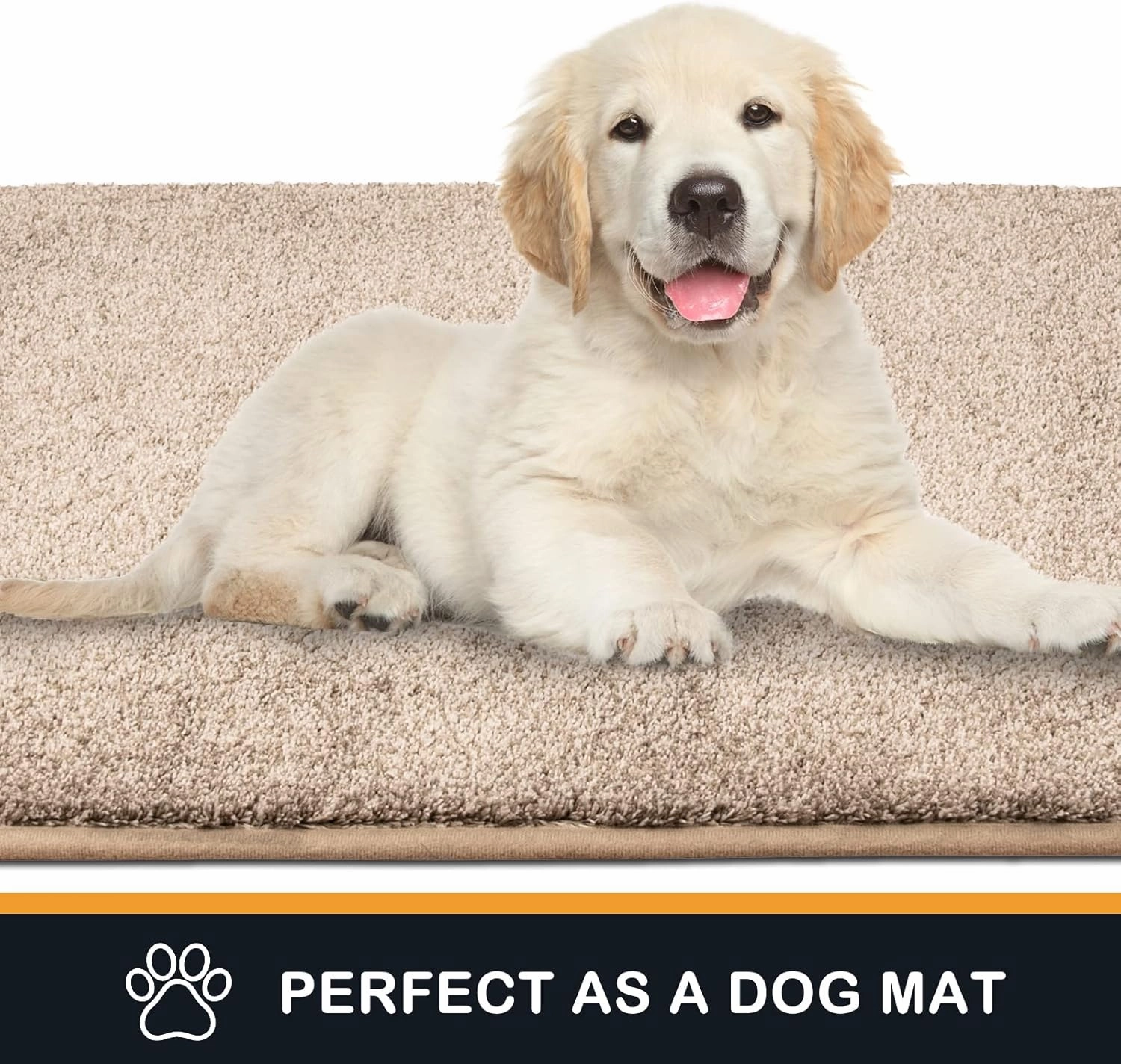 PURRUGS Dirt Trapper Door Mat 31.5" x 47", Non-Slip Machine Washable Entry Rug, Shoe Scraper, Dog Doormat, Super Absorbent Welcome Mat for Front & Back Door, Muddy Shoes & Paws, Taupe