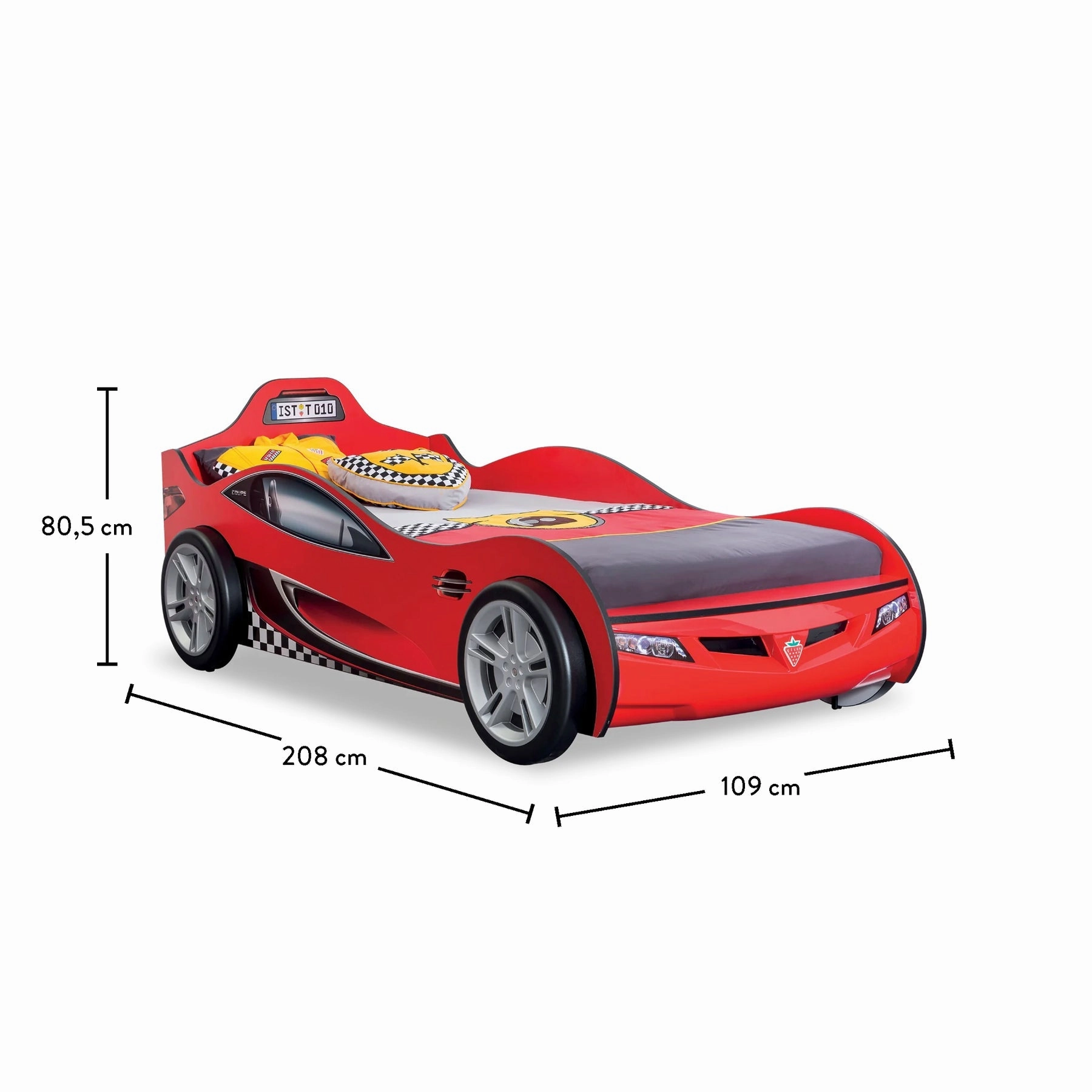 Race Cup Carbed-red (90x190 Cm)