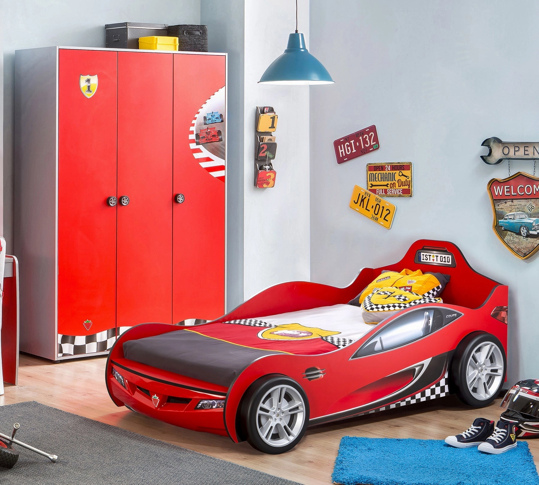 Race Cup Carbed-red (90x190 Cm)