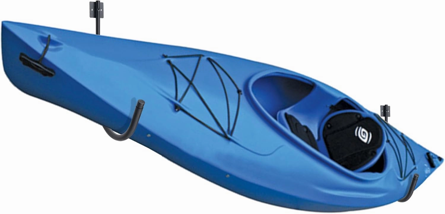RAD Sportz 2-Pack of Kayak Storage Hook Sets - Kayak Wall Mount Hangers with 100lb Capacity Per Pair for Paddleboards, Surfboards,