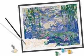 Ravensburger Monet: Waterlilies Paint by Numbers Kit for Adults - 23651 - Painting Arts and Crafts for Ages 14 and Up
