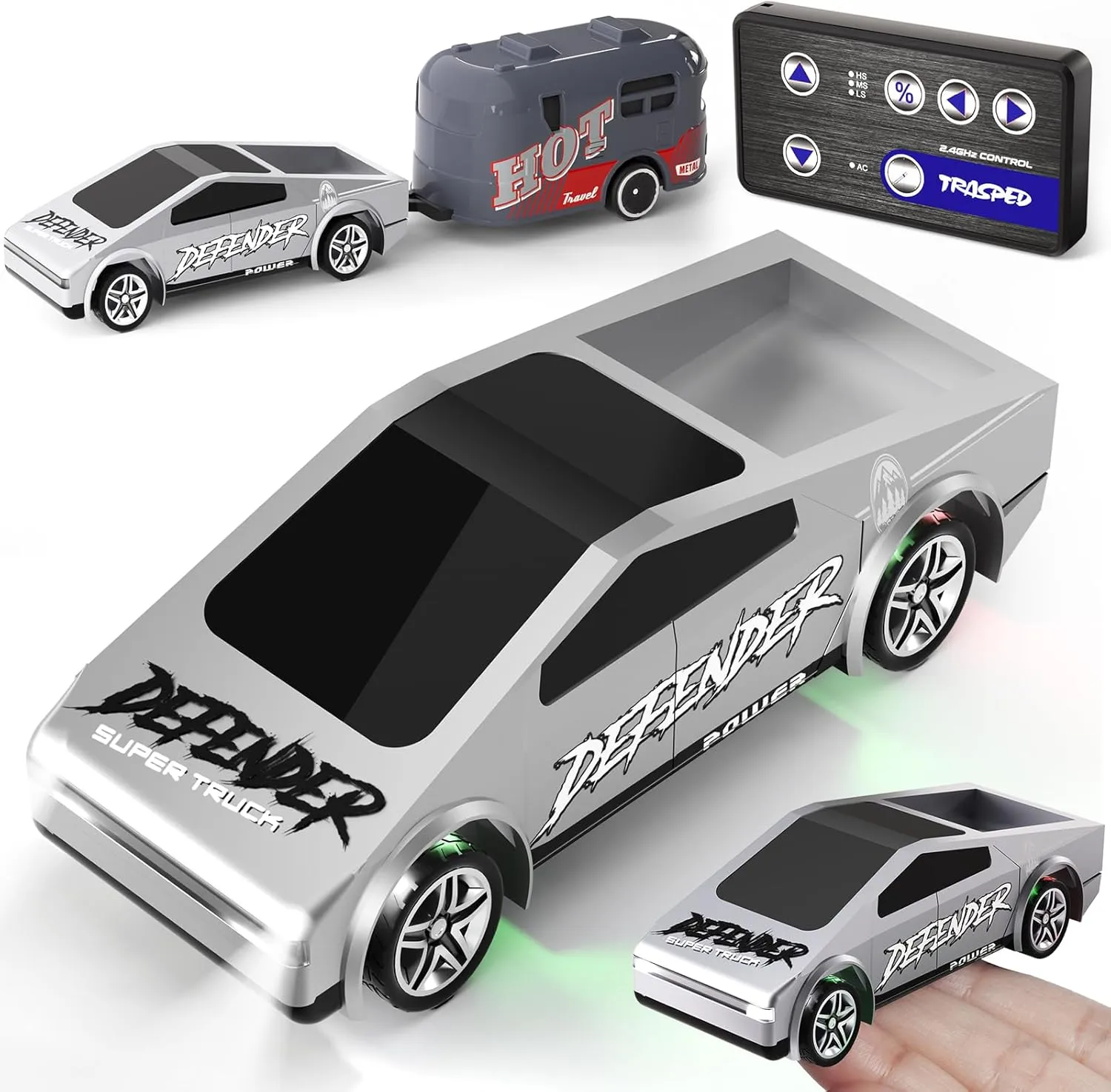 RC Car 1:64 Remote Control Car Model Remote Control Car with 2.4GHz Three-Speed Control Mode