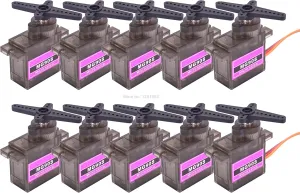 Replacement Part For MG90S 9g Metal Gear Mini Rc Servo Upgraded SG90 Micro Servos For Smart Vehicle Helicopter Boat Car - (Color: 15PCS)