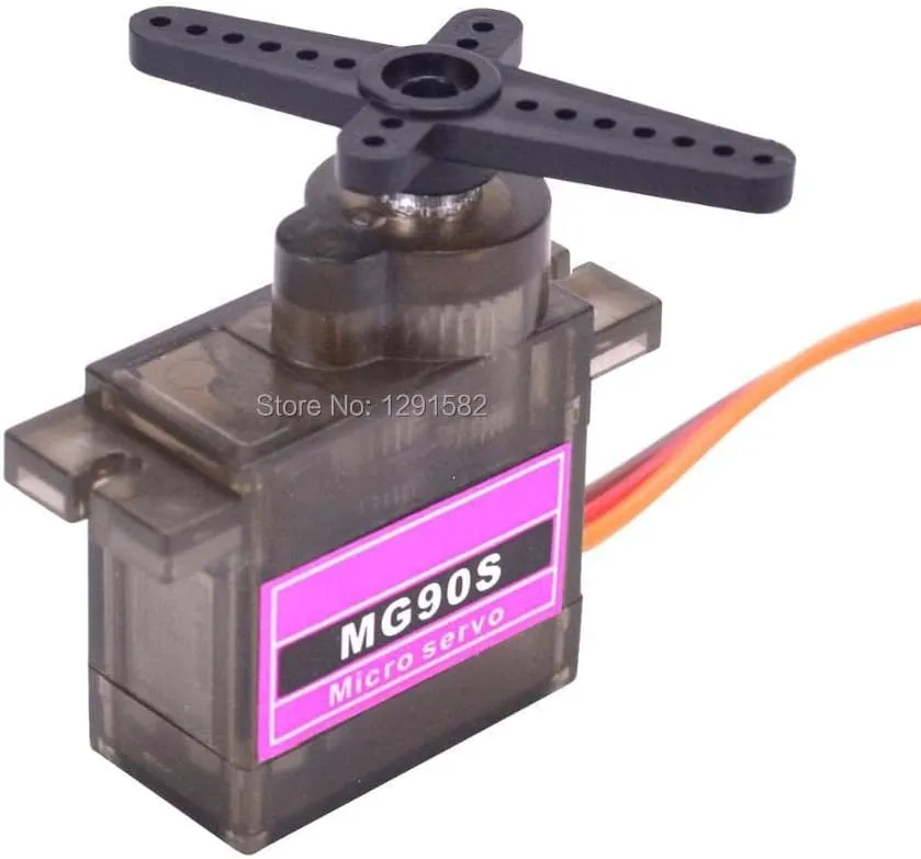 Replacement Part For MG90S 9g Metal Gear Mini Rc Servo Upgraded SG90 Micro Servos For Smart Vehicle Helicopter Boat Car - (Color: 200PCS)