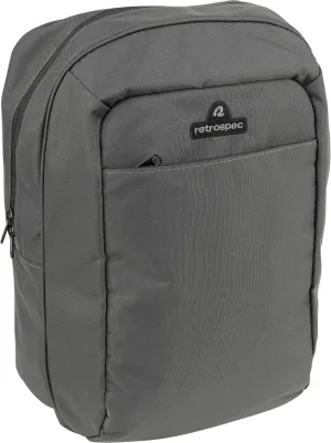 Retrospec Sidekick Single & Dual Pannier Bike Bag - Waterproof Commuter Pannier with Laptop Sleeve, Reflective Rain Cover & Carry Strap - Eco-Friendly 600D rPET - 17" Large Capacity