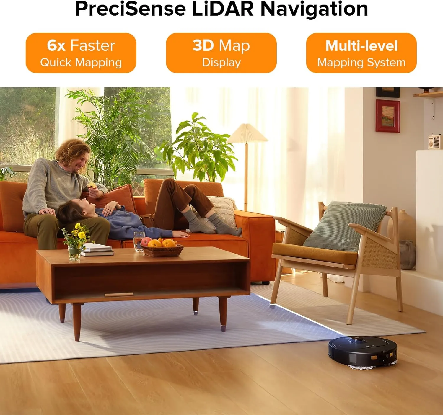 roborock Qrevo Pro Robot Vacuum and Mop with FlexiArm Design Edge Mopping, Dynamic Hot Water Mop Washing and Drying, Intelligent Dirt Detection, 7,000 Pa Suction, Ideal for Carpets