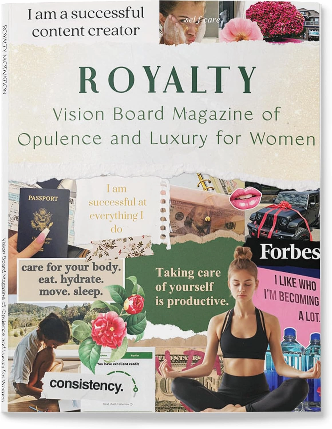 Royalty Vision Board Magazine of Opulence and Luxury for Women