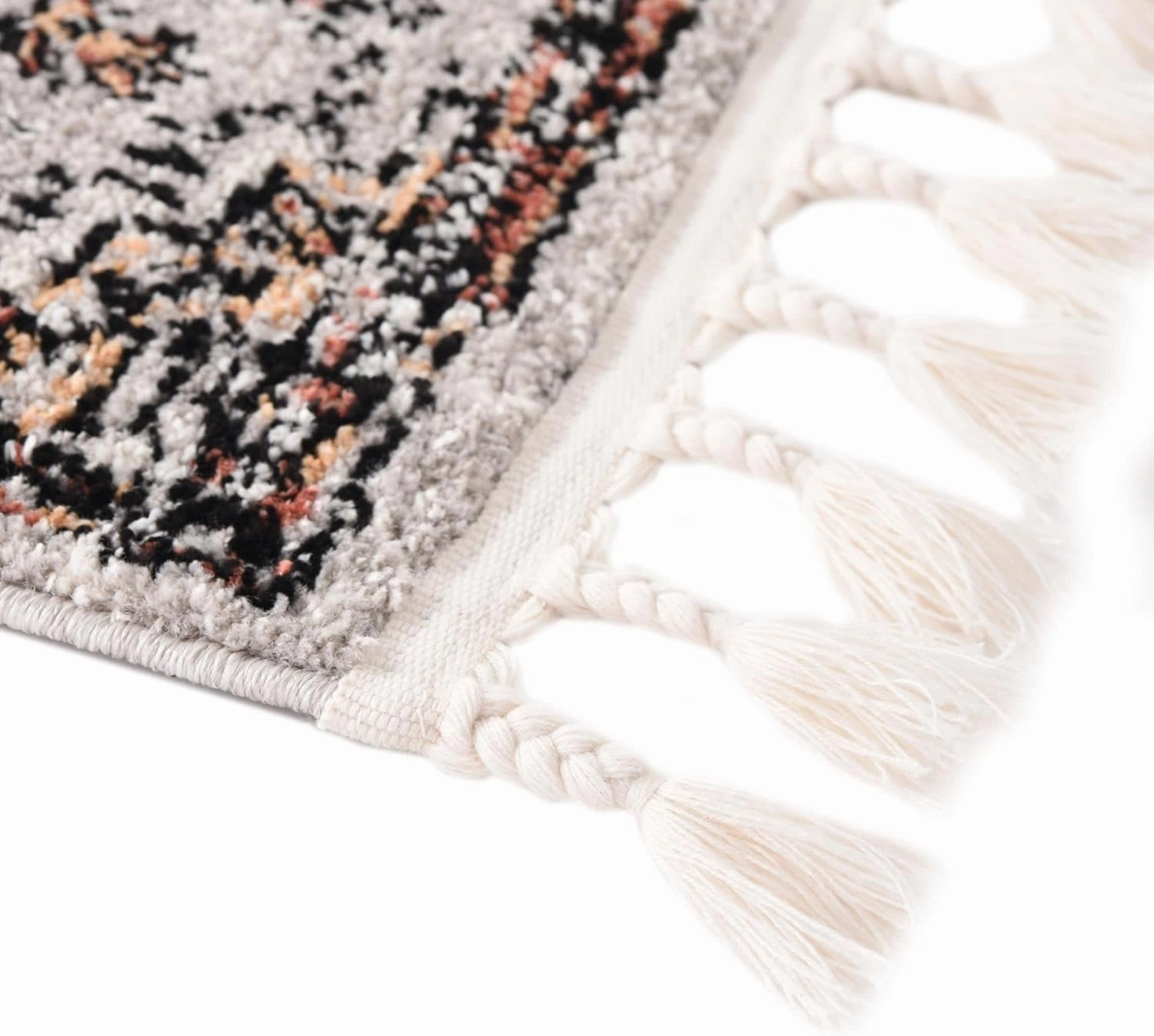 Rugs.com Aramis Collection Rug – 6 Ft Runner Gray Medium Rug Perfect for Hallways, Entryways
