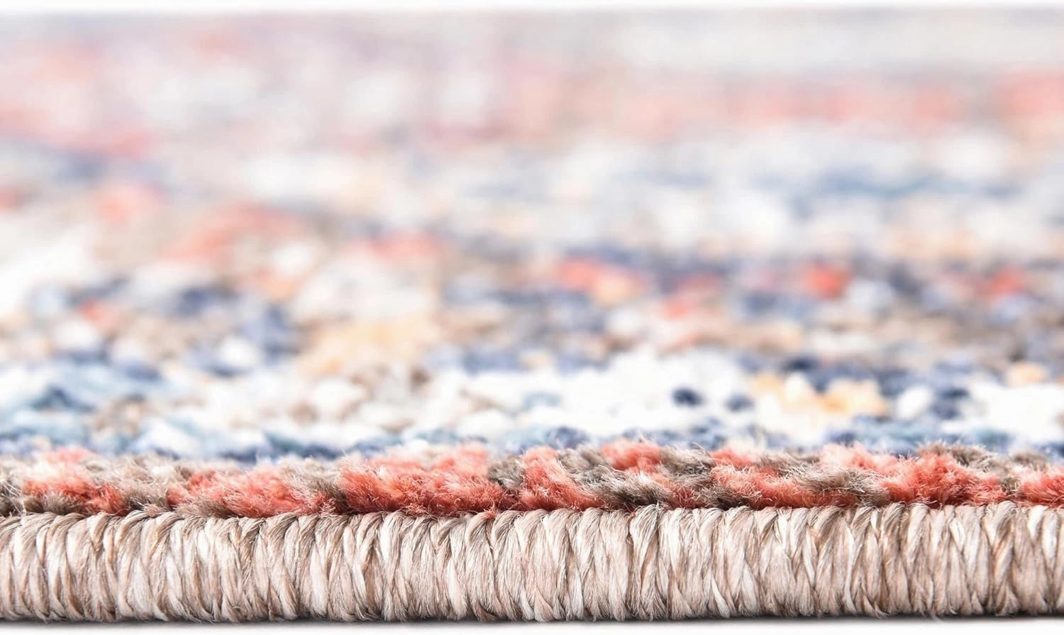 Rugs.com Aramis Collection Rug – 6 Ft Runner Rust Red Medium Rug Perfect for Hallways, Entryways