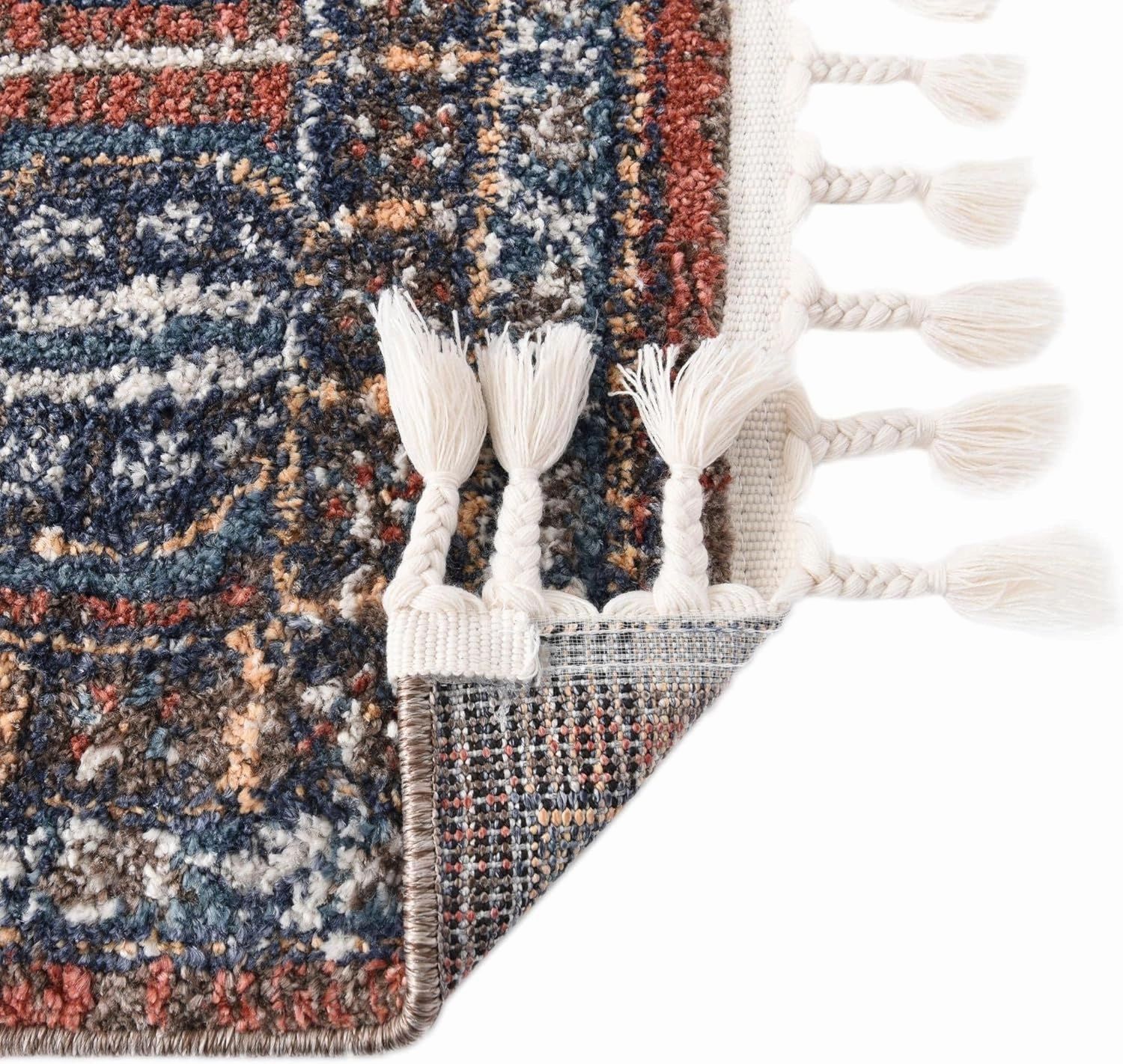 Rugs.com Aramis Collection Rug – 6 Ft Runner Rust Red Medium Rug Perfect for Hallways, Entryways