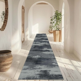 Runner Rug 2x10 Modern Abstract Area Rug Washable Non Slip Floor Carpet Hallways Kitchen Laundry Room Bedroom Rug