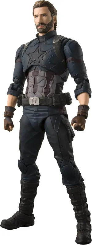 S. H. Figuarts Avengers Captain America (Avengers/Infinity War) Approximately 155 mm PVC · ABS painted movable figure Japan Import
