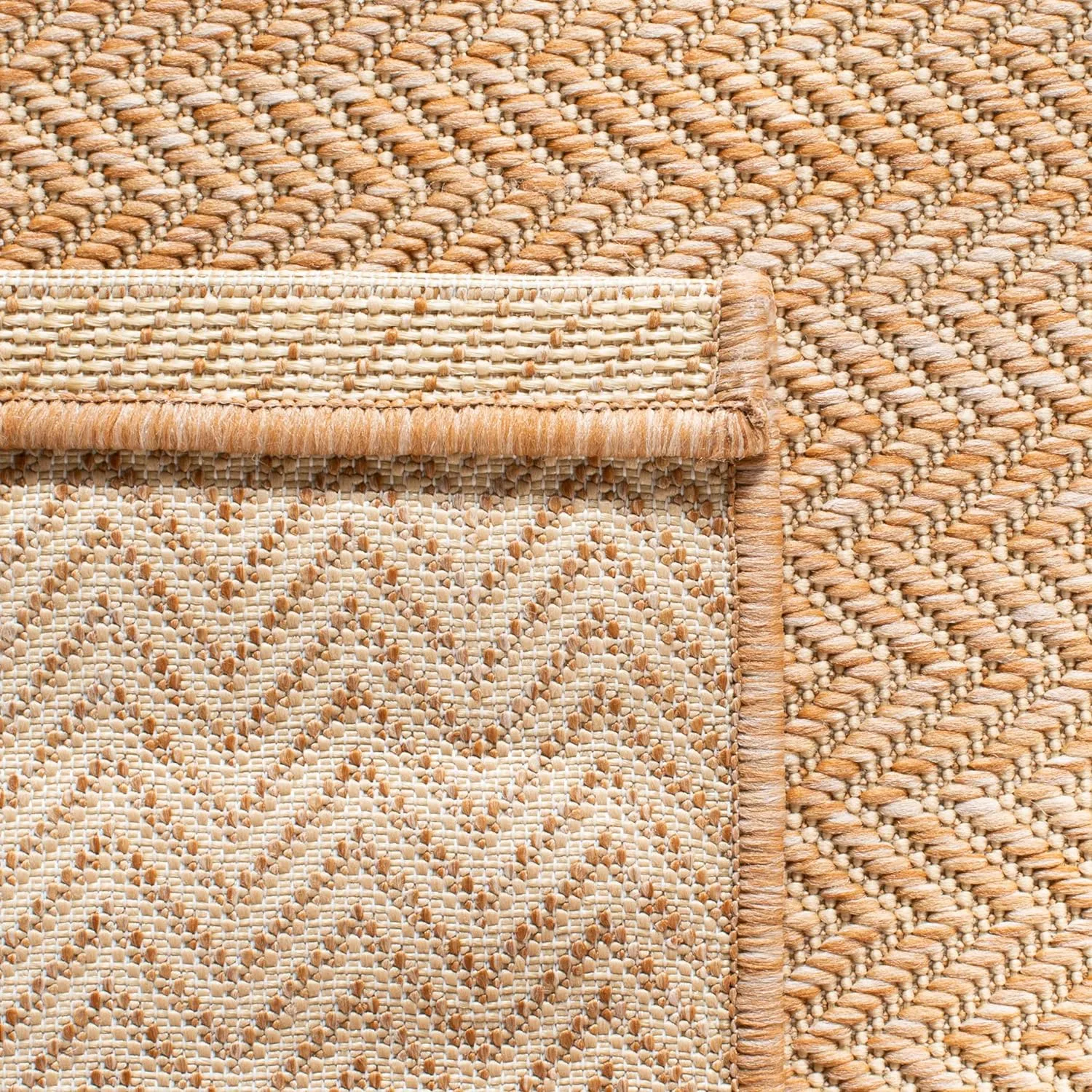 SAFAVIEH Courtyard Collection 2'3' x 8' Natural / Cream CY8022 Indoor/ Outdoor Patio Backyard Mudroom Runner Rug
