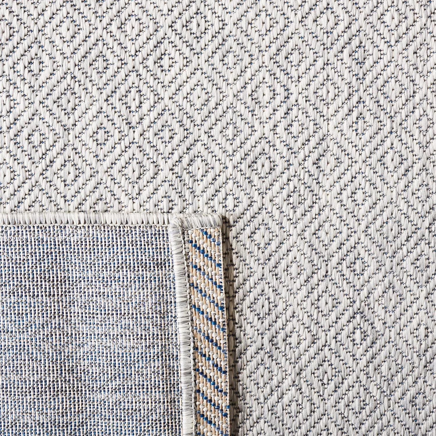 SAFAVIEH Courtyard Collection 2'3' x 8' Grey CY8520 Indoor/ Outdoor Patio Backyard Mudroom Runner Rug