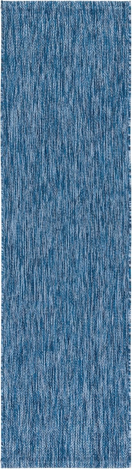 SAFAVIEH Courtyard Collection 2'3' x 8' Navy CY8520 Indoor/ Outdoor Patio Backyard Mudroom Runner Rug