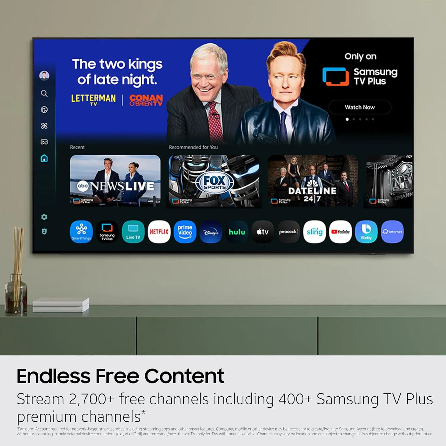 SAMSUNG 55-Inch Class Neo QLED QN70F 4K Mini LED Smart TV (2025 Model) NQ4 AI Gen2 Processor, Quantum Matrix Technology Slim, Motion Xcelerator 144Hz, Samsung Vision AI, Alexa Built-in