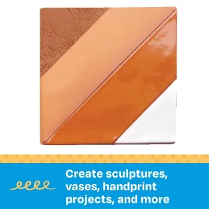 Sax Low Fire Moist Earthenware Clay, 50 Pounds, Red - 400237