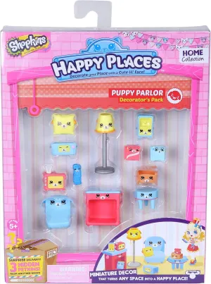 Shopkins Happy Places Decorator Pack Puppy Parlour Doll Playset
