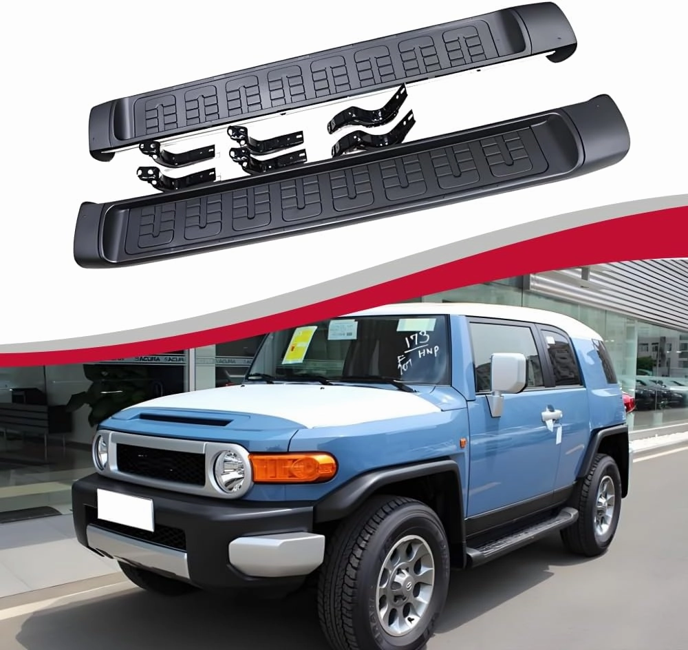 Side Steps Fit for Toyota FJ Cruiser 2007-2014 Black Running Board Nerf Bar
