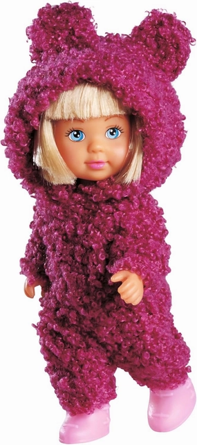 Simba - Evi Love Cute Teddy Doll in a Cute Teddy Bear Onesie 12cm from 3 Years, 105733684