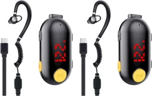 SMP Mini Walkie Talkie, Rechargeable, 22 Channels CTCSS/DCS, Long Range PMR Two-Way Radio, for Security, Restaurants, Workplace