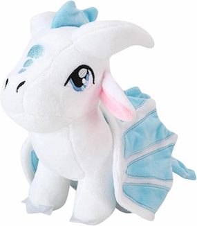Soft Plush Wings Dragon Figures Stuffed Animals Toy Pillow Doll, Pterosaur Flying White Dragon Plushie Toys Best Birthday Christmas Anniversary Fiesta Party Festival Gifts for Adults Kids Baby Toys