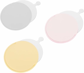 SOIMISS 4sets Travel Mirror Mini Round Shape Makeup Mirror Portable Small Compact 3pcs*4