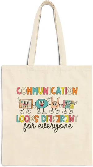 Speech Therapy Tote Bag - Perfect Speech Therapy Gifts, SLP Gifts for Speech Language Pathologist, SLP Tote Gifts