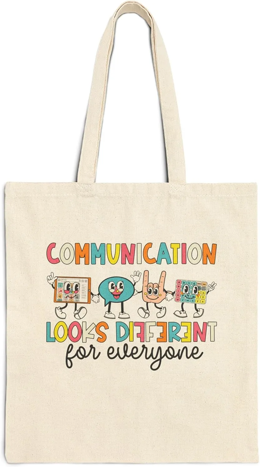 Speech Therapy Tote Bag - Perfect Speech Therapy Gifts, SLP Gifts for Speech Language Pathologist, SLP Tote Gifts