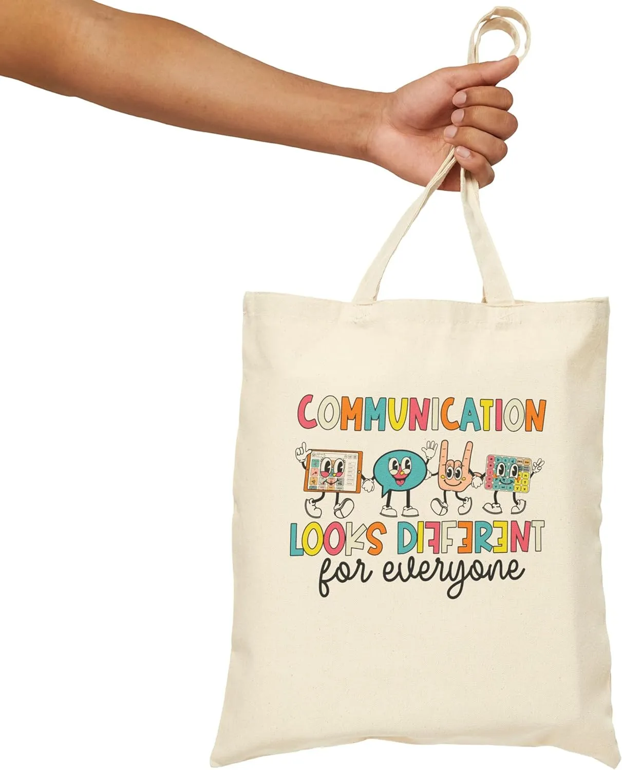 Speech Therapy Tote Bag - Perfect Speech Therapy Gifts, SLP Gifts for Speech Language Pathologist, SLP Tote Gifts
