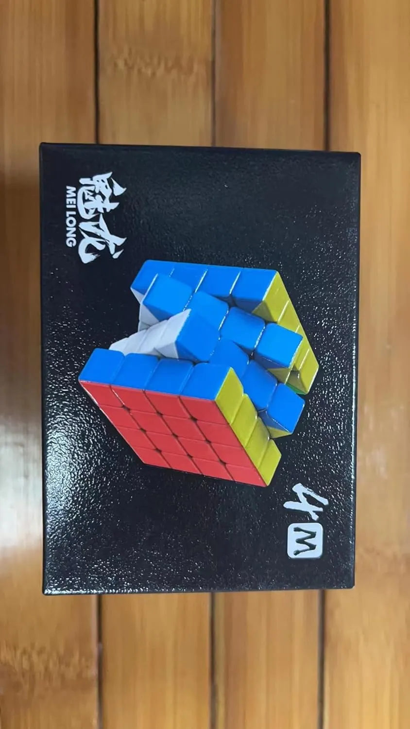 Speed Cube, MOYU Meilong M 4x4 Magic Cube Magnetic Puzzle Cube Flexible Brain Teasers for Kids Adults Boys Girls Gifts (4M)