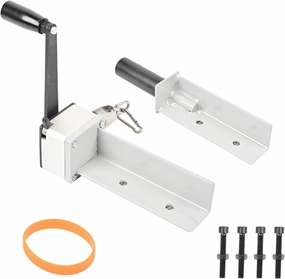 SPG Archery Draw Board for Compound Bow - Hand Crank Bow Winch with Tow Rope 100lbs Pulling Capacity Professional Bow Maintenance Tool Fits Most Bow Press