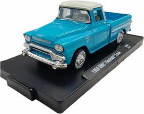 Sports car Metal Model Diecast 1:64 for GMC Fleetside 1959 Truck Static Alloy Car Model Metal Vehicle Decoration Collection Display for Home Décor(Style 1)
