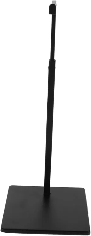 STOBOK Adjustable Black Doll Display Holder Figures Collectibles for Home Shop Birthday Parties Stable Support for Male Female Sculptures