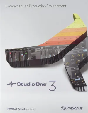 Studio One 3 Professional Creative Music Production Environment (License Code   Quick Start)