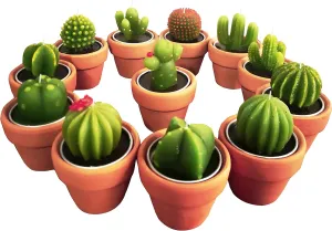 Succulent Candles, Novelty Cactus Tealight Candle Baby Shower Candle Decorations for Party Favors Terrarium Cacti candels Home Decor…