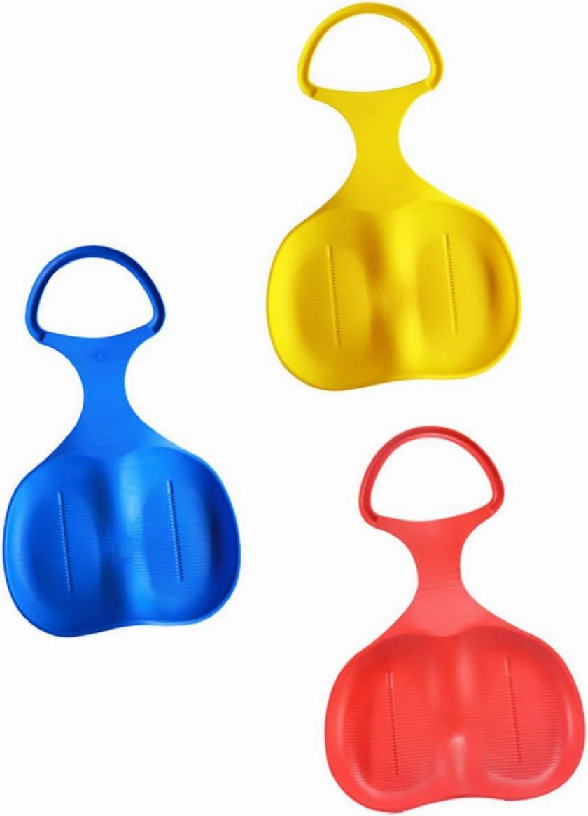 SUPVOX Snow Grass Sand Sleds for and Girls Slider Pe Material Bendable Random
