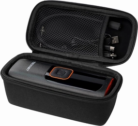 TECKNET Case Compatible with Portable Air Pump, 160 PSI Air Compressor, Car Tire Inflator Storage Bag for USB Cable, Air House, Connector and Accessories (Box Only)-Black