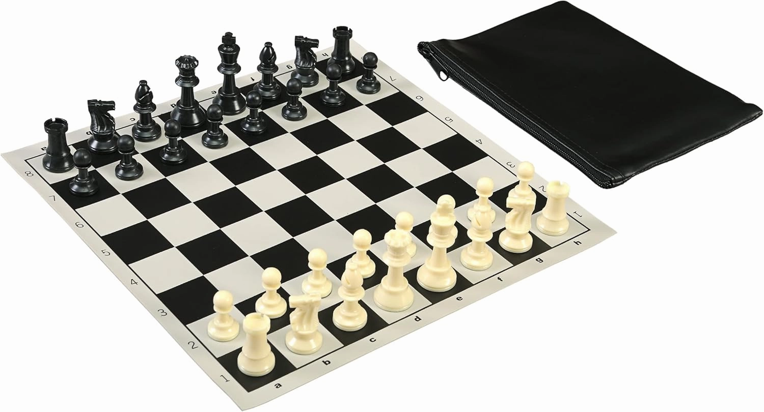 The House of Staunton Analysis Chess Set Combo (Black)