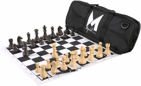 The House of Staunton Magnus Carlsen Signature Series Chess Set, Bag and Board Combination