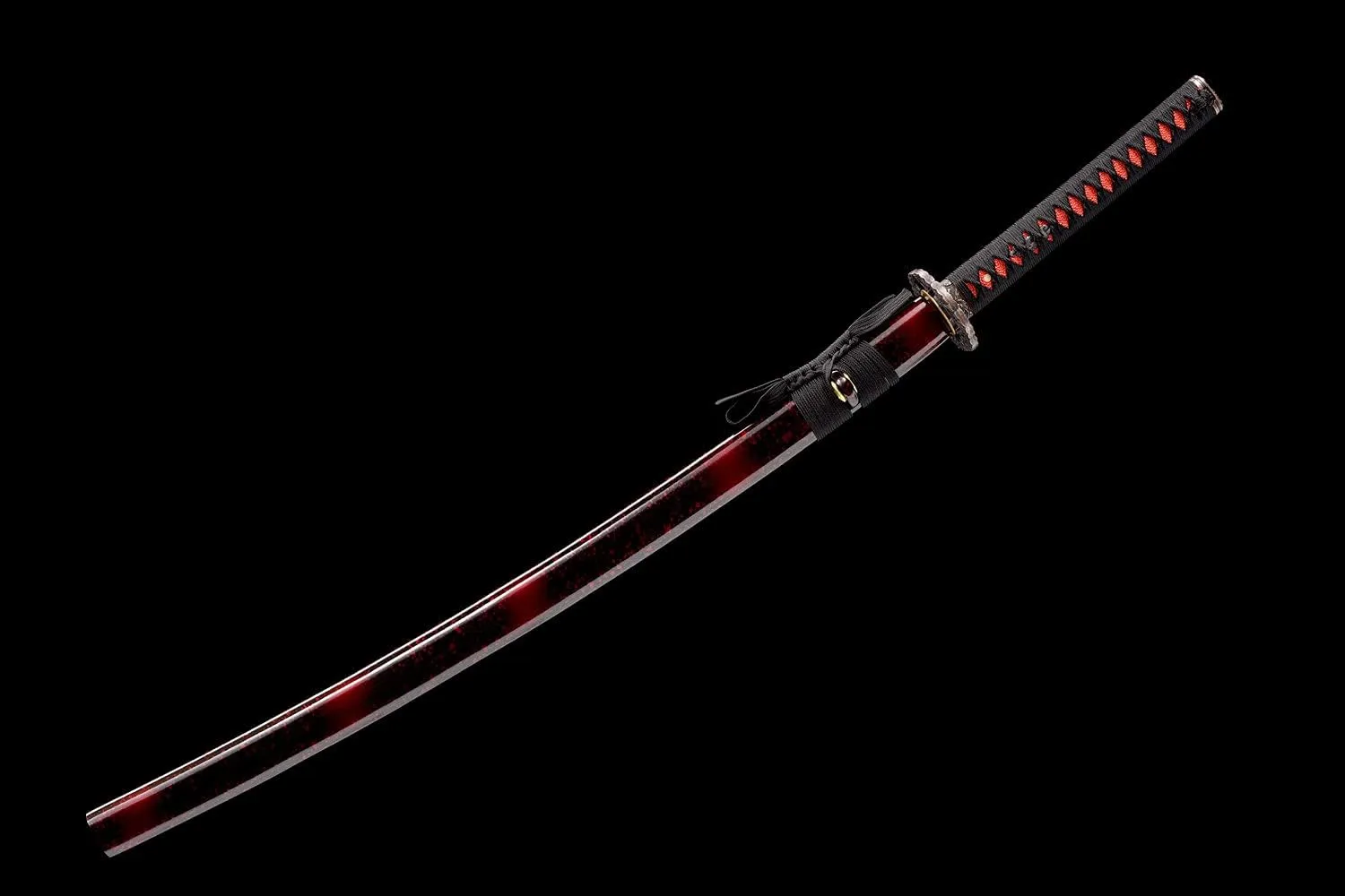 Traditional Heat/Clay Tempered Hand Forged Katana Sword | Real 1060/1095 T10 High Carbon Steel Sharp Full Tang Katanas | Practical Authentic Japanese Samurai Swords