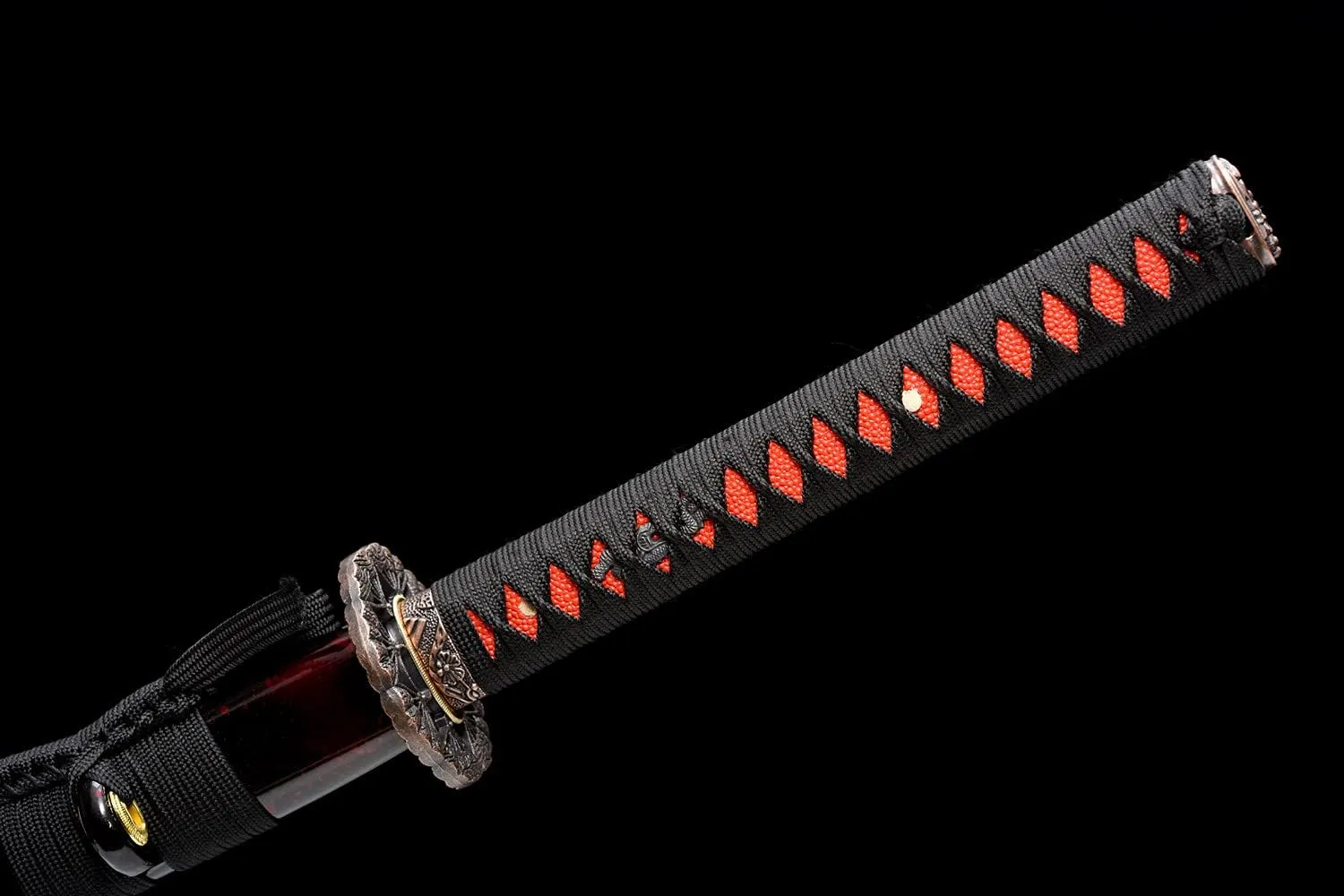 Traditional Heat/Clay Tempered Hand Forged Katana Sword | Real 1060/1095 T10 High Carbon Steel Sharp Full Tang Katanas | Practical Authentic Japanese Samurai Swords