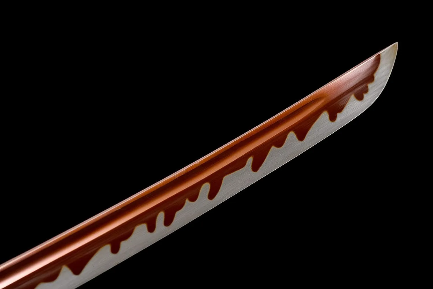 Traditional Heat/Clay Tempered Hand Forged Katana Sword | Real 1060/1095 T10 High Carbon Steel Sharp Full Tang Katanas | Practical Authentic Japanese Samurai Swords