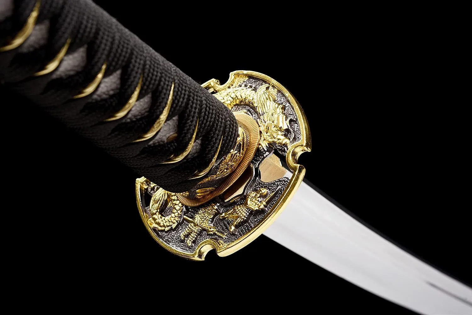 Traditional Heat/Clay Tempered Hand Forged Katana Sword | Real 1060/1095 T10 High Carbon Steel Sharp Full Tang Katanas | Practical Authentic Japanese Samurai Swords